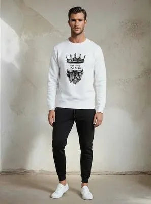 Men’s Polyester Printed King Style Tracksuit