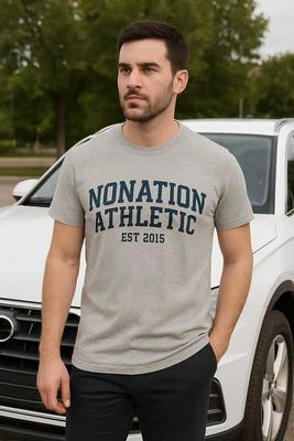 Athletic Tee – Heather Gray for Men
