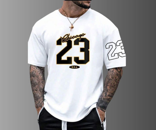 Men’s Summer Cotton Graphic T-Shirt