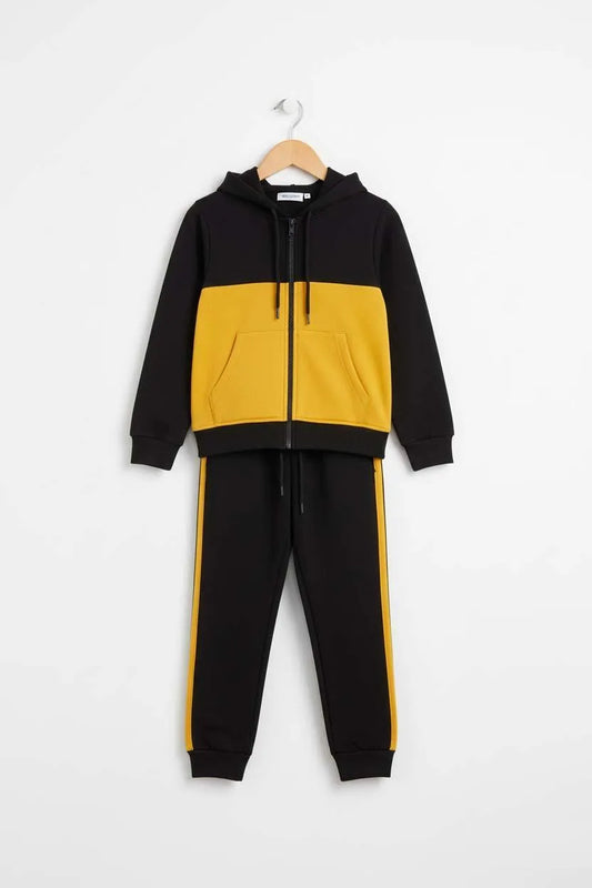 Boys & Girls Warm Polyester Fleece Tracksuit
