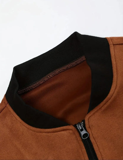 Men’s Bomber-Style Fleece Tracksuit