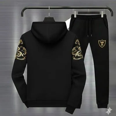 Casual Men’s 2-Piece Hoodie Tracksuit