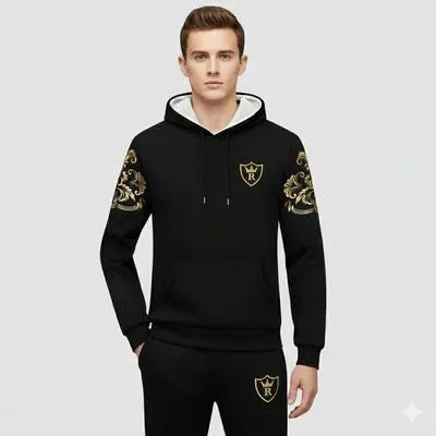 Casual Men’s 2-Piece Hoodie Tracksuit
