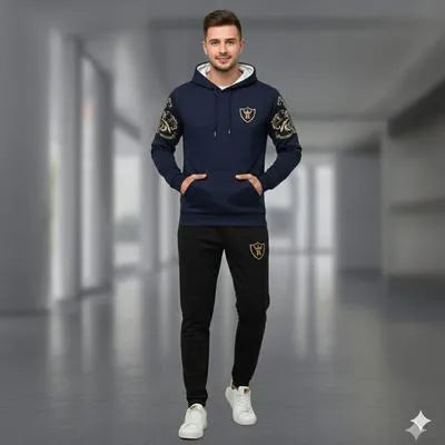 Casual Men’s 2-Piece Hoodie Tracksuit