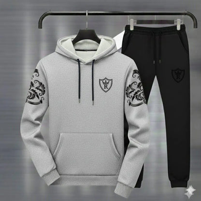 Casual Men’s 2-Piece Hoodie Tracksuit