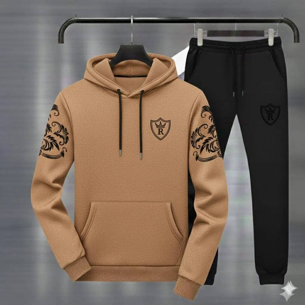 Casual Men’s 2-Piece Hoodie Tracksuit