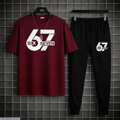 67 Printed Polyester Track Suit For Men's