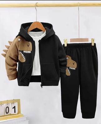 Cozy Printed Fleece Tracksuit for Boys & Girls