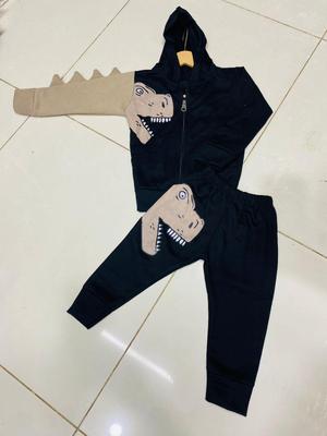 Cozy Printed Fleece Tracksuit for Boys & Girls