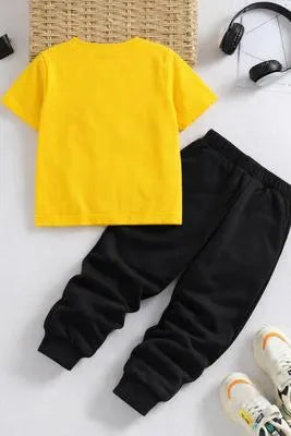 Trendy 2 Pcs Kids Polyester Tracksuit