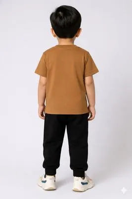 Kids Polyester Printed Tracksuit