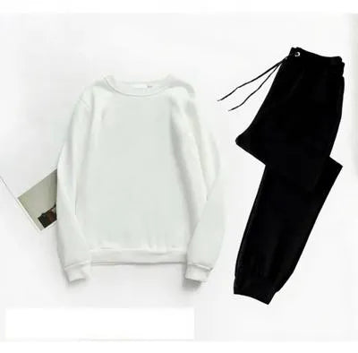 Men’s Polyester Plain Sweatshirt & Trouser Tracksuit