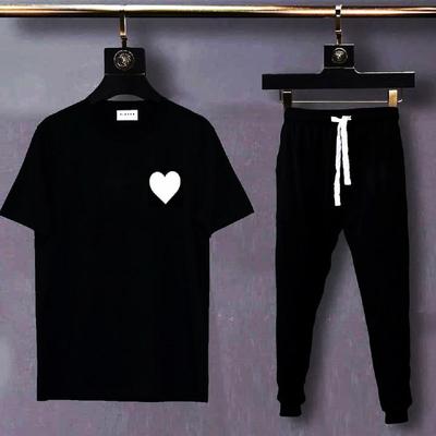 Women’s Black Printed Tracksuit