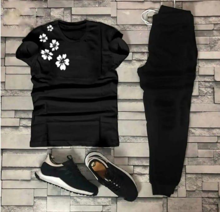 Casual Women’s 2-Pcs Printed Cotton Tracksuit
