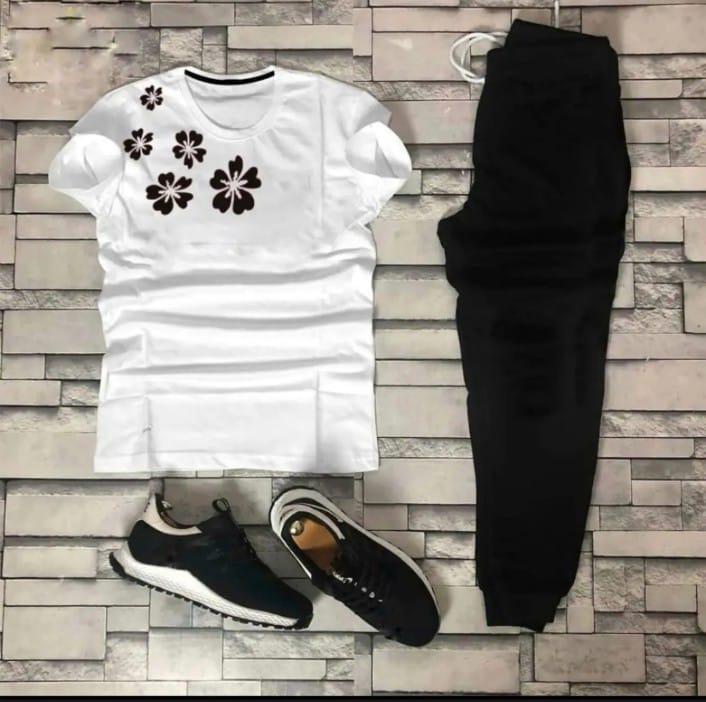 Casual Women’s 2-Pcs Printed Cotton Tracksuit