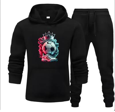 Women’s Fleece Printed Hoodie Tracksuit