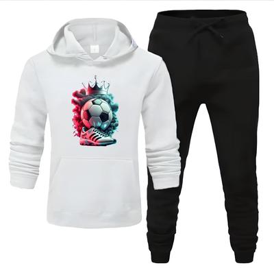 Women’s Fleece Printed Hoodie Tracksuit