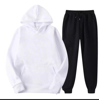 Fleece Printed Hoodie Tracksuit