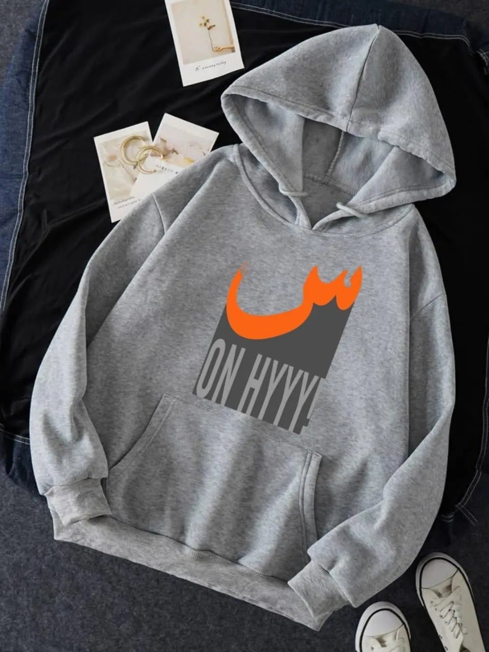 Men’s Hooded Fleece Printed Hoodie