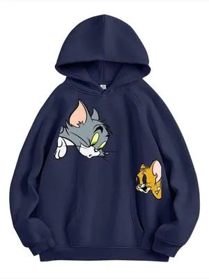 Warm Men’s Printed Hoodie