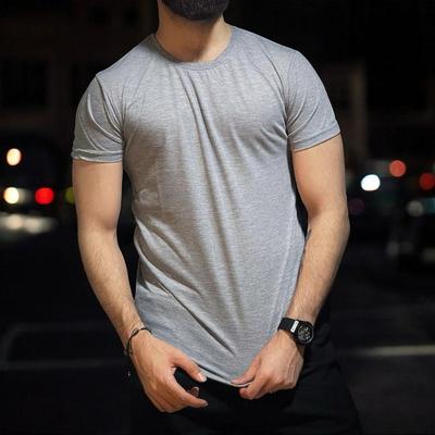 Men’s Plain White Jersey Round Neck T-Shirt