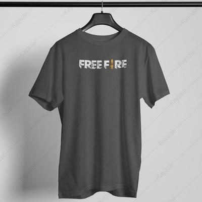 Free Fire Cotton Jersey Printed Round Neck T-Shirt