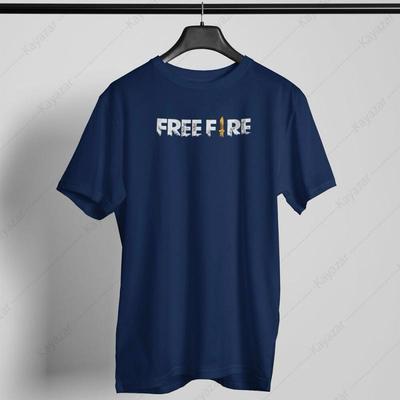 Free Fire Cotton Jersey Printed Round Neck T-Shirt