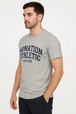 Athletic Tee – Heather Gray for Men