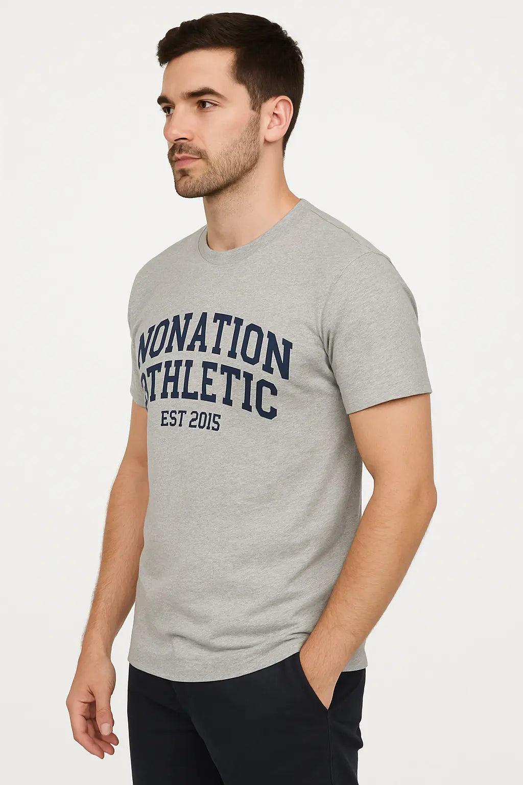 Athletic Tee – Heather Gray for Men