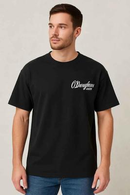 en’s Wardrobe Essential: Cotton Printed Round Neck Tee