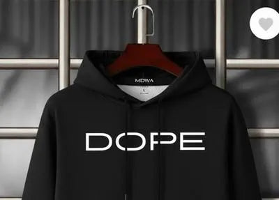 Men’s Round Neck Cotton Printed Hoodie