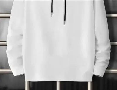 Men’s Round Neck Cotton Printed Hoodie