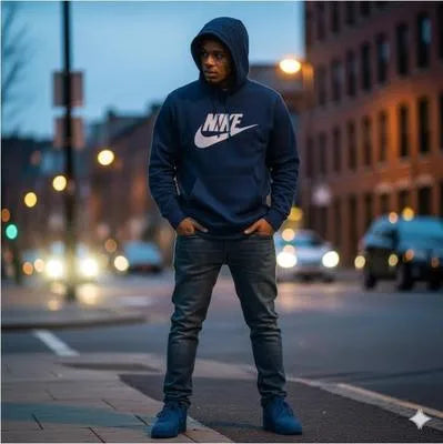 Premium Men’s Fleece Printed Hoodie