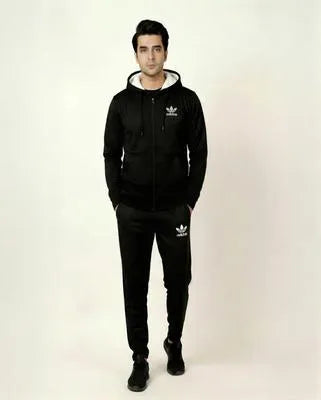 Winter Fleece Hoodie Tracksuit