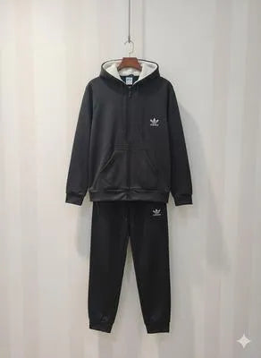 Winter Fleece Hoodie Tracksuit
