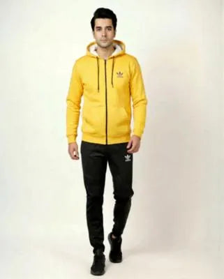 Winter Fleece Hoodie Tracksuit