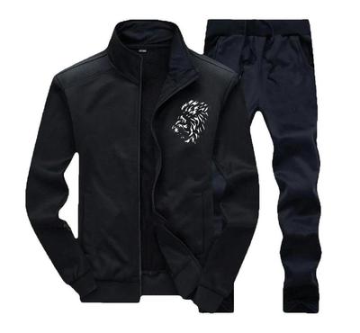 Polyester Plain Zipper Tracksuit