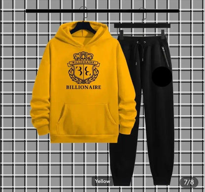 Men’s Billionaire Fleece Printed Hoodie Track Suit
