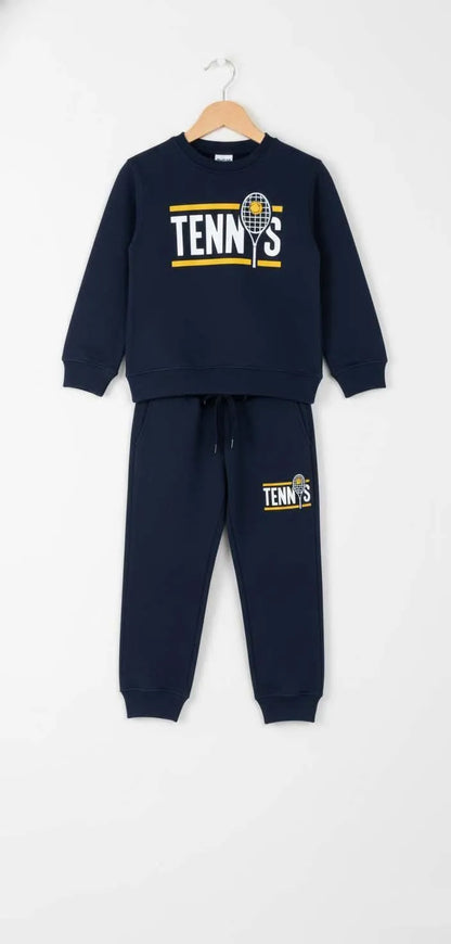 Kids 2 Pcs Printed Fleece Tracksuit