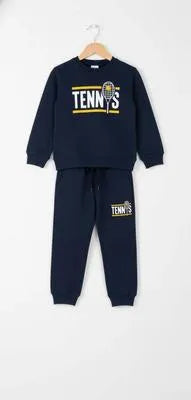 Kids 2 Pcs Printed Fleece Tracksuit