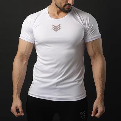 Men’s Plain White Dri Fit Gym & Workout T-Shirt
