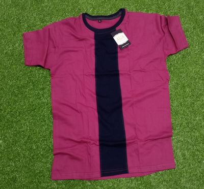 Cross Panel Graphic Cotton Jersey Shirt