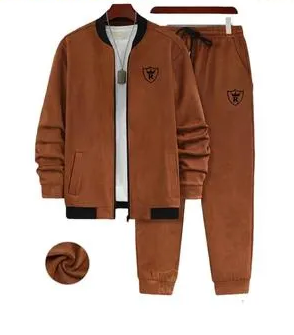 Men’s Bomber-Style Fleece Tracksuit